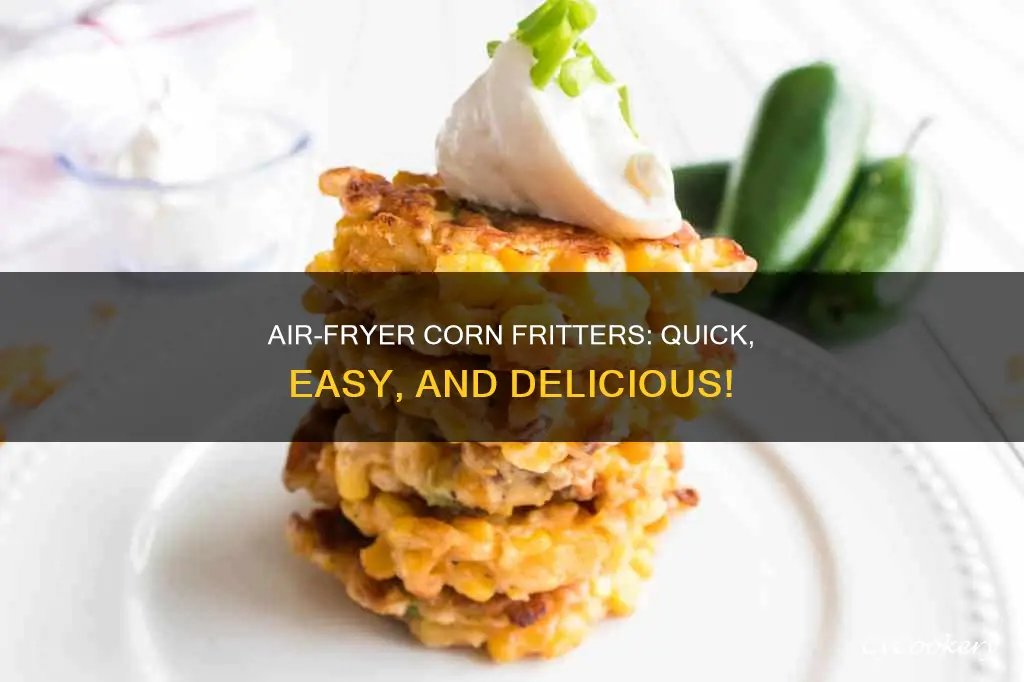 how to make corn fritters in air fryer