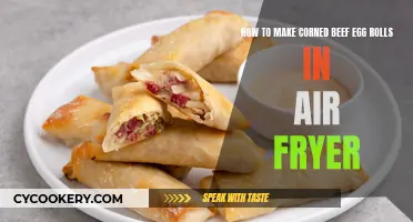 Air-Fried Egg Rolls: Corned Beef Style