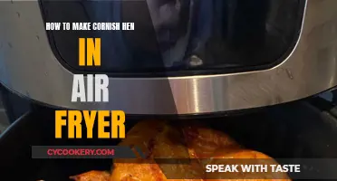 Air-Fried Cornish Hens: Quick, Easy, and Delicious