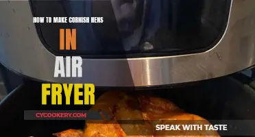 Air-Fried Cornish Hens: Quick, Easy, and Delicious