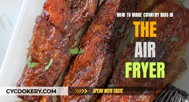 Air-Fried Country Ribs: A Quick, Crispy Delight