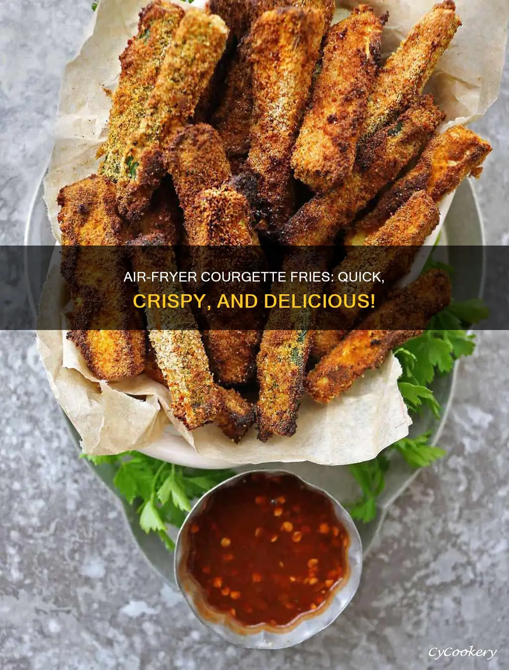 how to make courgette fries in air fryer