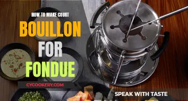 Mastering Court Bouillon for the Ultimate Fondue Experience