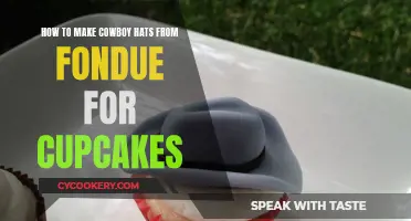 Creating Cowboy Hats: Fondue Cupcakes and Creative Confectionery