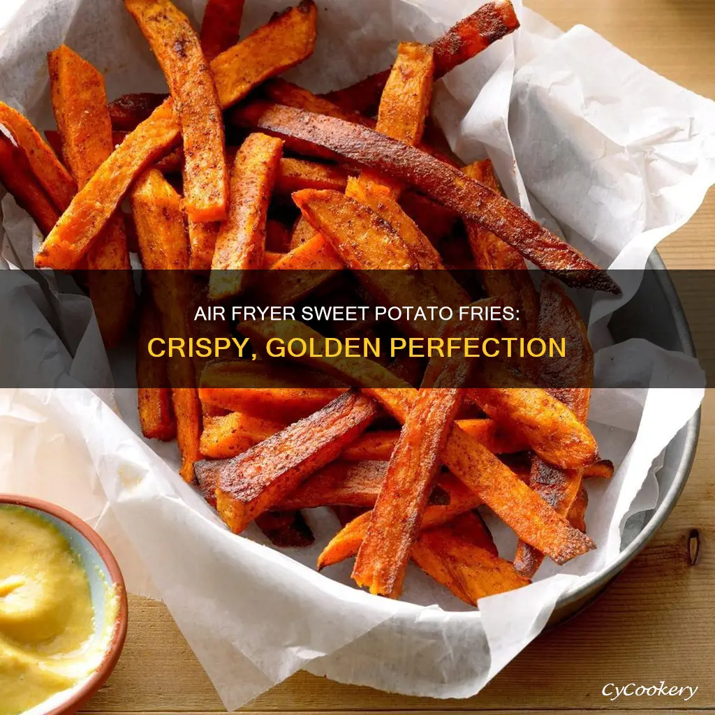 how to make crispy air fryer sweet potato fries