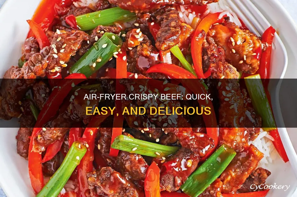 how to make crispy beef in air fryer