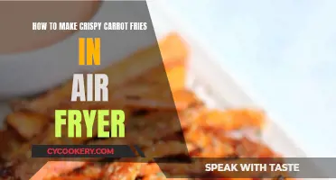 Making Crispy Carrot Fries in an Air Fryer