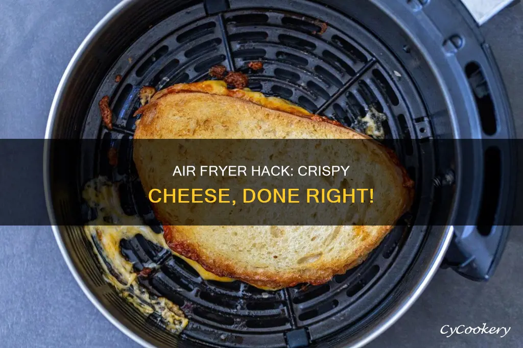 how to make crispy cheese in air fryer