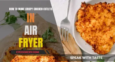 Air Fryer Chicken Cutlets: Crispy, Golden Perfection