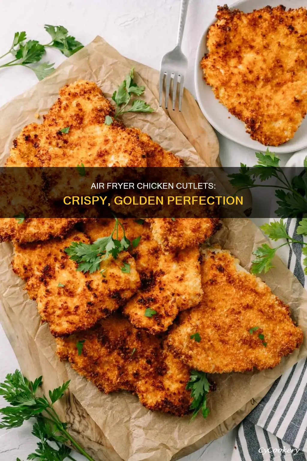 how to make crispy chicken cutlets in air fryer