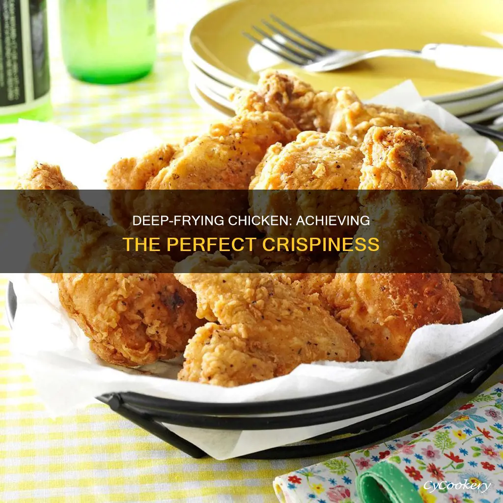 how to make crispy chicken in a deep fryer