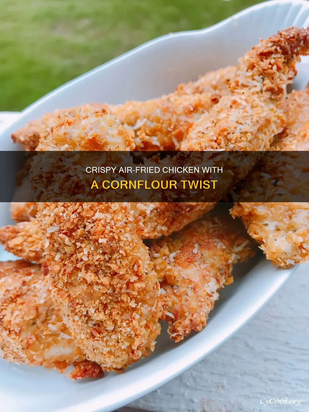 how to make crispy chicken in air fryer with cornflour