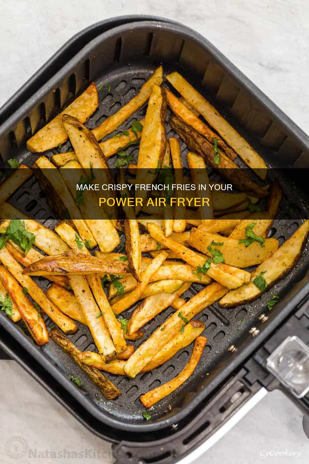 how to make crispy ff in powere air fryer oven