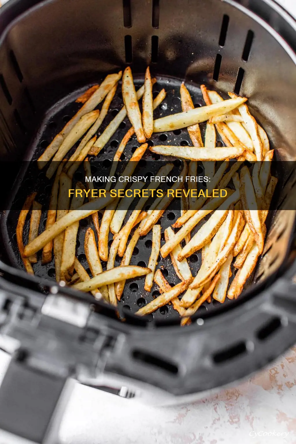 how to make crispy french fires in fryer