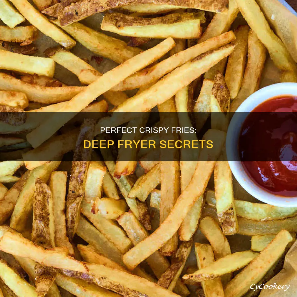 how to make crispy french fries with a deep fryer