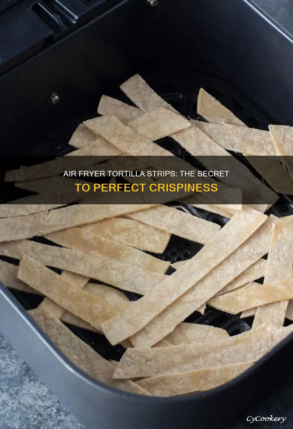 how to make crispy tortilla strips in air fryer