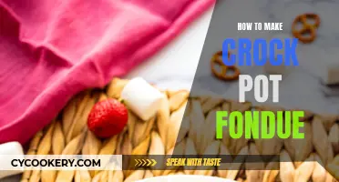 Crock Pot Fondue: A Simple, Cheesy Guide