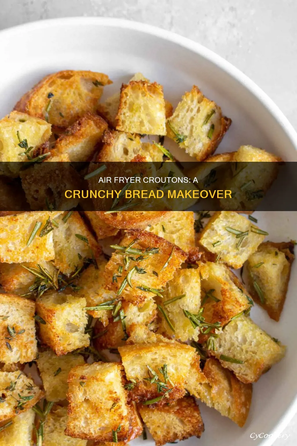 how to make croutons from bread air fryer