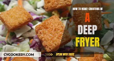 Deep-Frying Croutons: A Quick, Crispy Treat