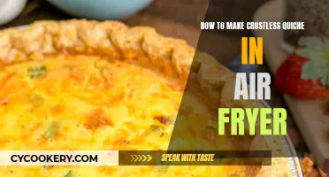 Air-Fried Crustless Quiche: Quick, Easy, and Delicious!