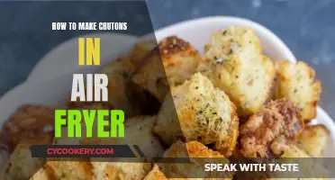 Air Fryer Crutons: Quick, Crispy, and Easy!