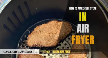 Air-Fryer Cube Steak: Quick, Crispy, and Delicious