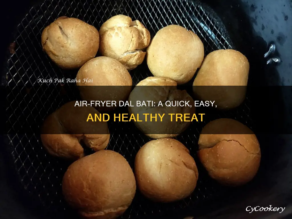 how to make dal bati in air fryer