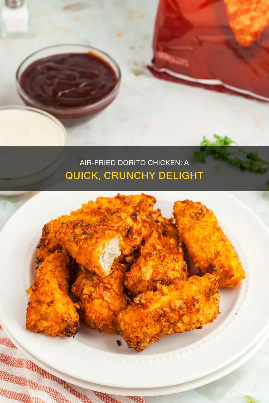 how to make dorito chicken in air fryer