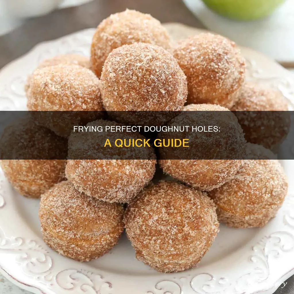 how to make doughnut holes in deep fryer