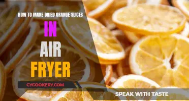 Air Fryer Dried Orange Slices: A Quick, Easy Guide