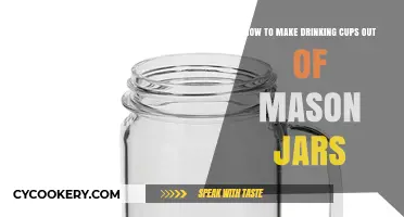 Creative DIY: Transforming Mason Jars into Stylish Drinking Cups