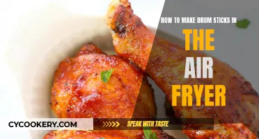 Air-Fryer Drumsticks: Quick, Crispy, and Delicious