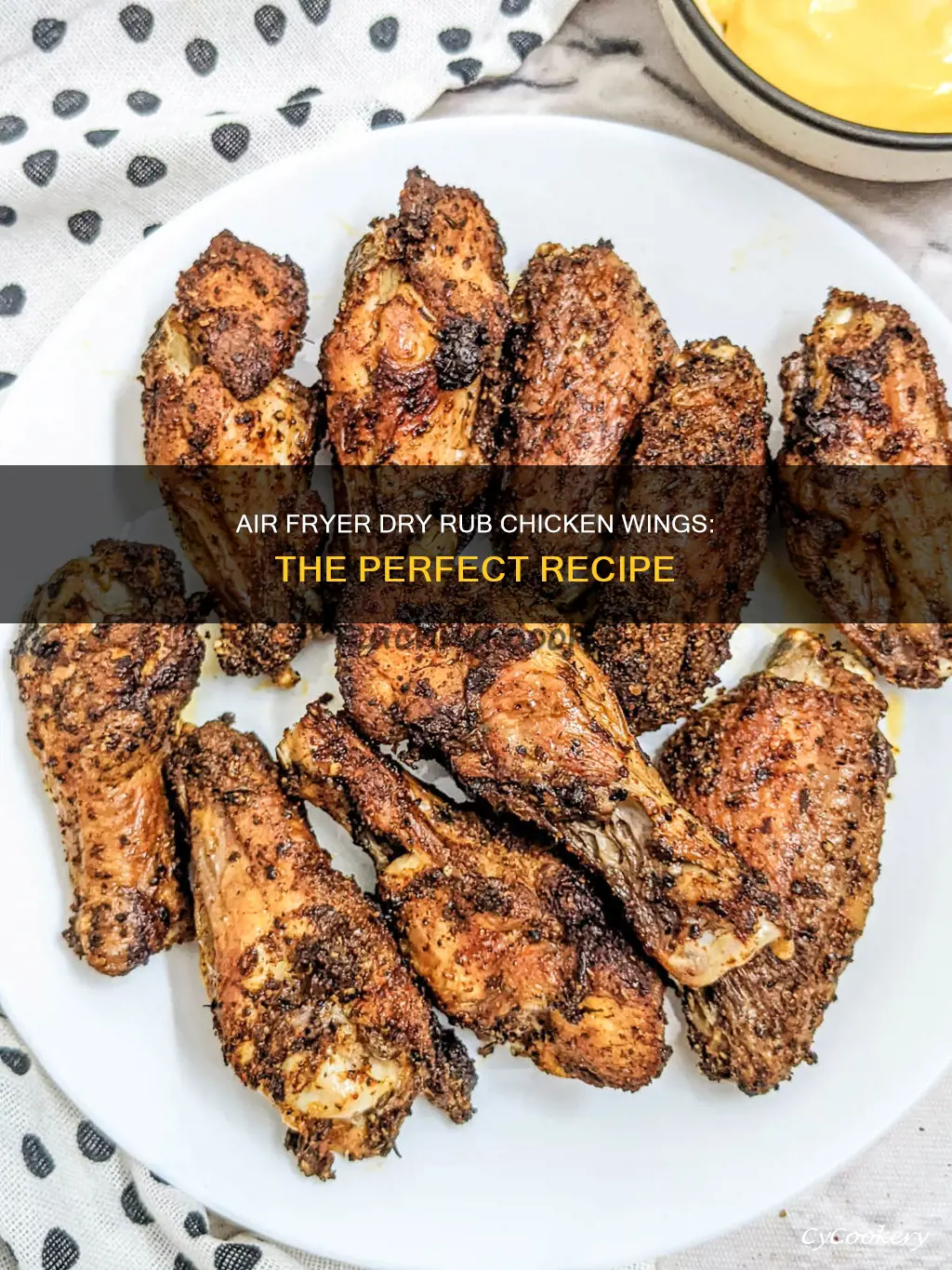 how to make dry rub chicken wings in air fryer