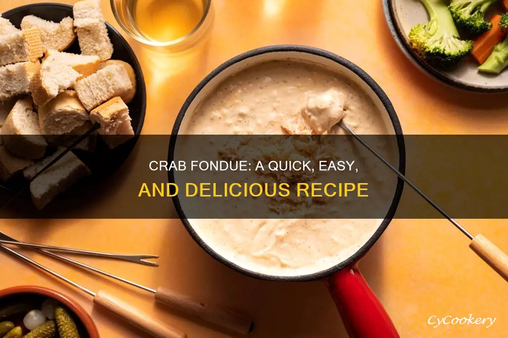 how to make easy crab fondue