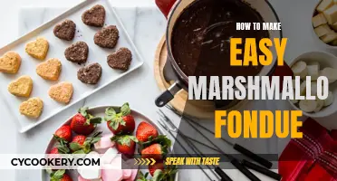 Sweet Marshmallow Fondue: Quick, Easy, and Delicious