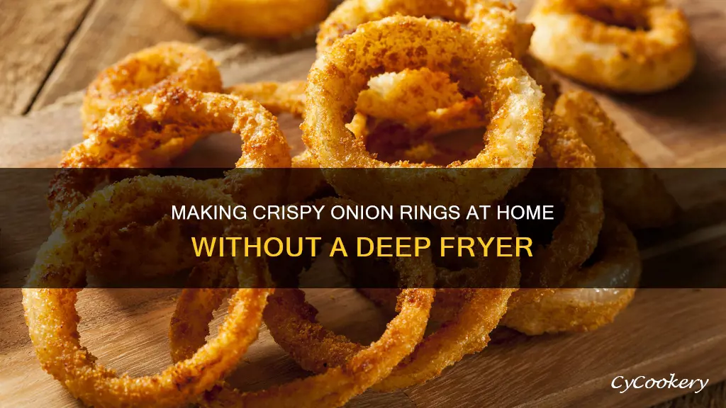 how to make easy onion rings without a deep fryer