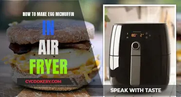 Air-Fryer Egg McMuffin: Quick, Easy Breakfast