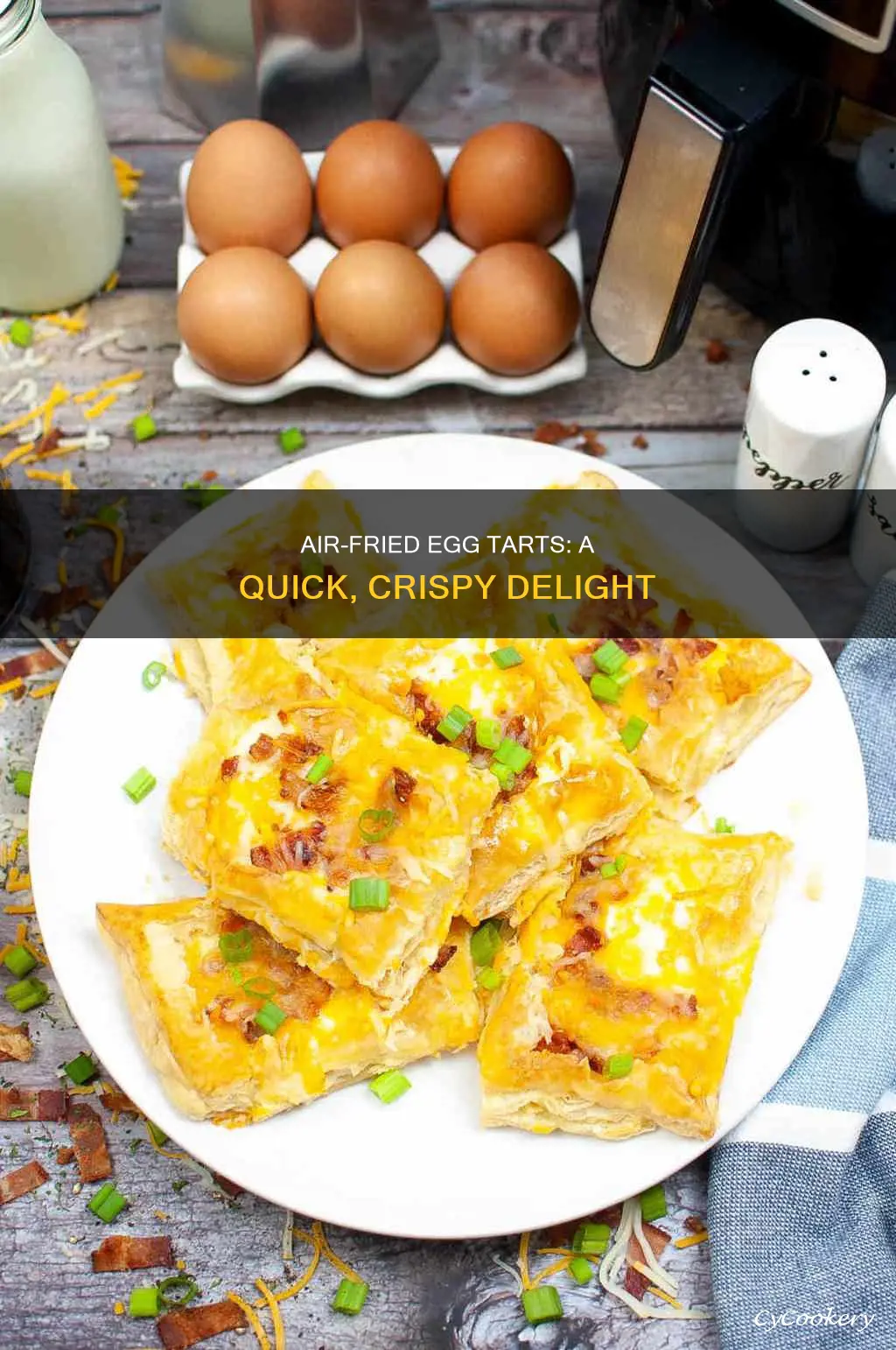 how to make egg tart with air fryer