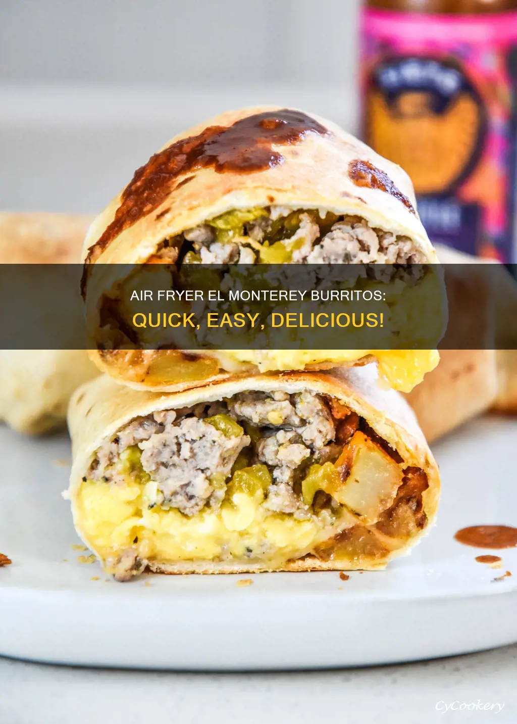 how to make el monterey burritos in air fryer