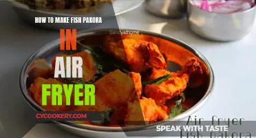 Make Fish Pakora in an Air Fryer: Quick, Crispy Delight!