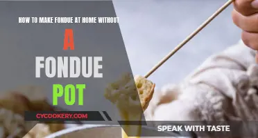 Make Creamy Fondue at Home, No Fondue Pot Needed