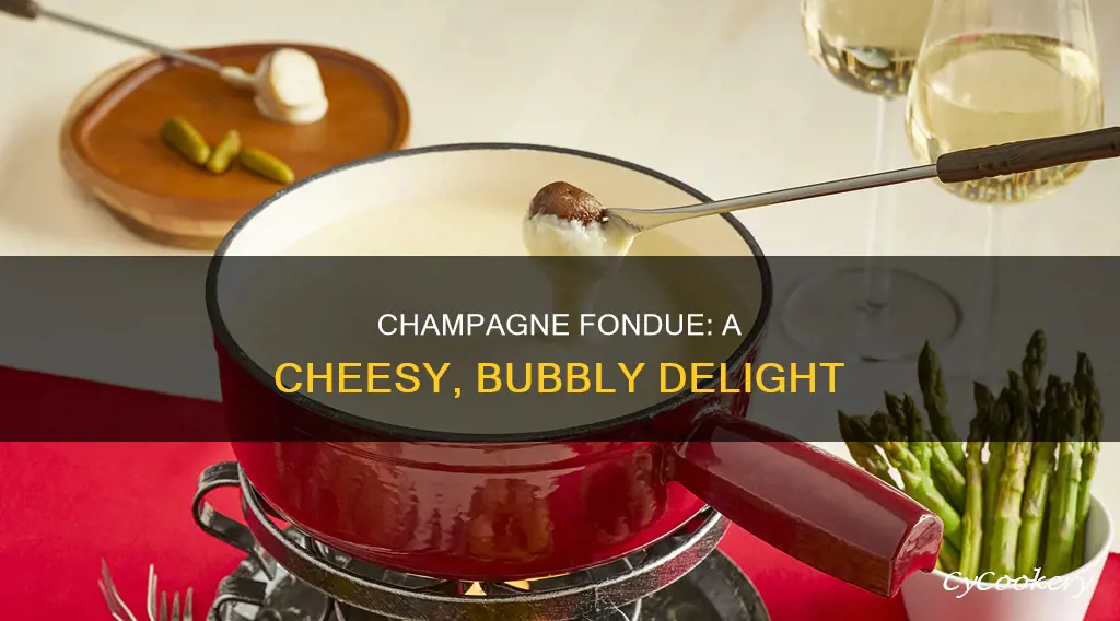 how to make fondue cheese for champagne