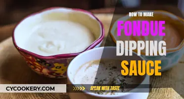 The Art of Making Fondue Dipping Sauce