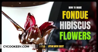 Creating Hibiscus Fondue Flowers: A Step-by-Step Guide