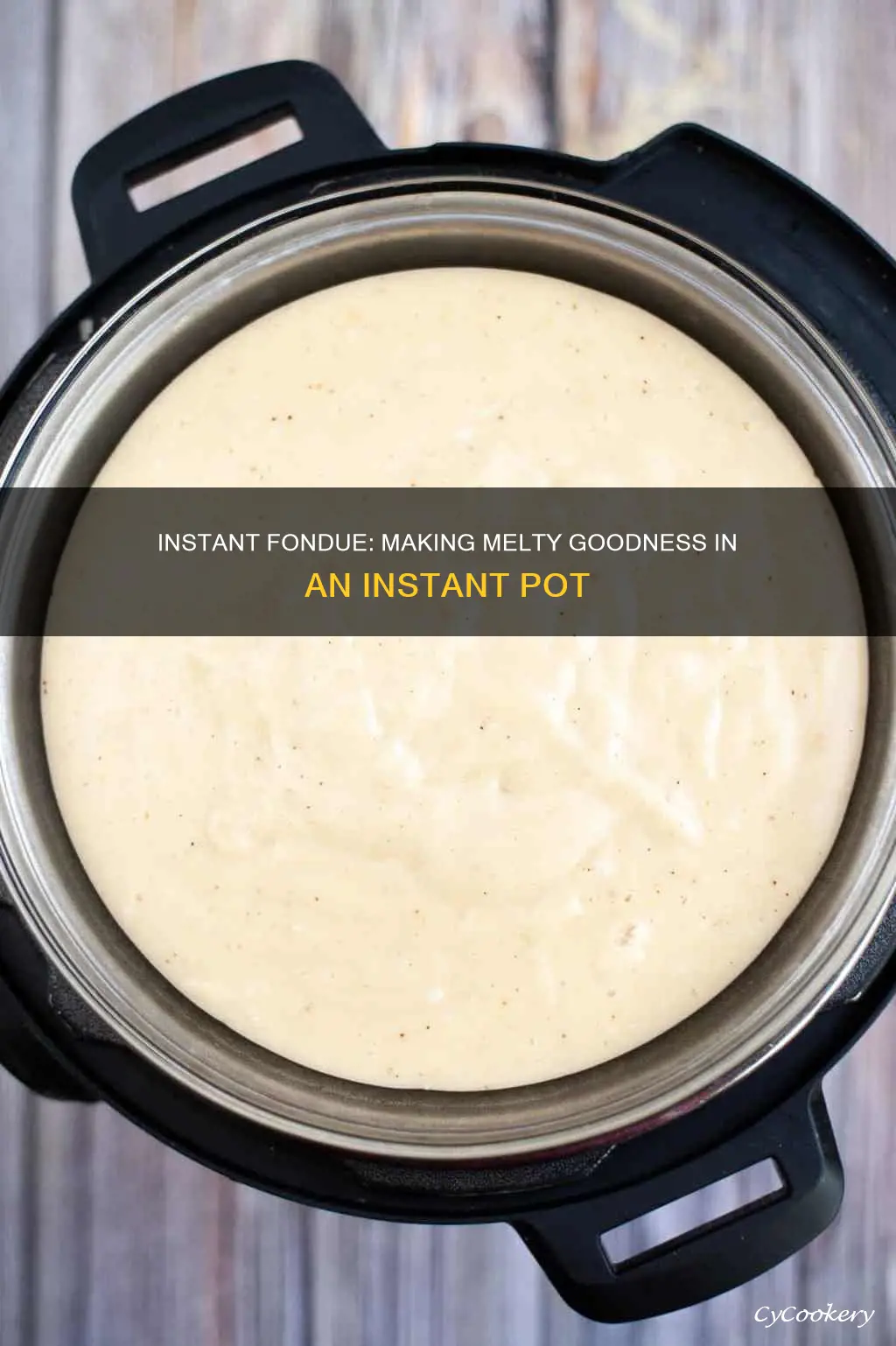 how to make fondue in an istapot