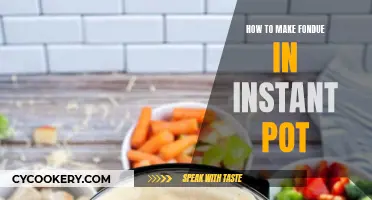 Instant Pot Magic: Making Fondue Quick and Easy