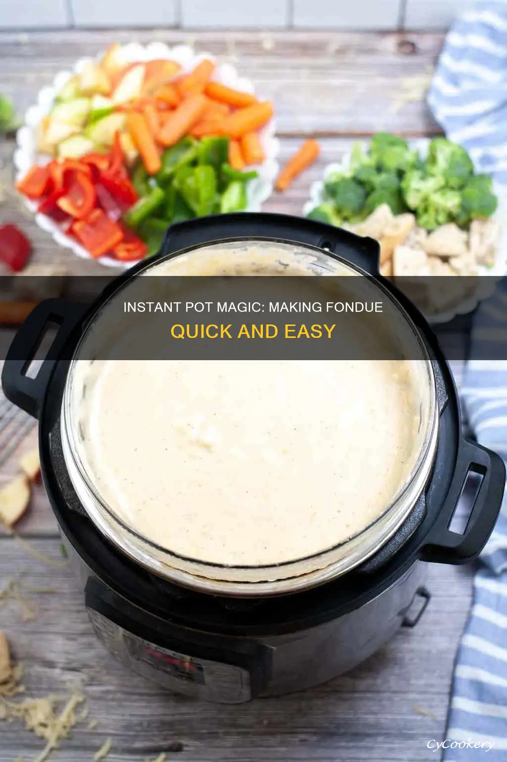 how to make fondue in instant pot