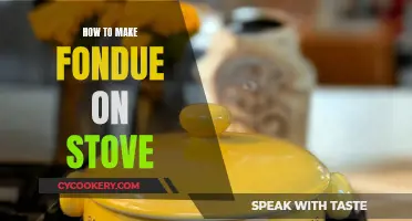 Stovetop Fondue: A Quick, Easy, and Delicious Treat