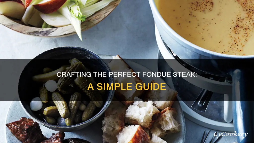 how to make fondue steak