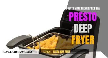 Making French Fries: Using a Presto Deep Fryer